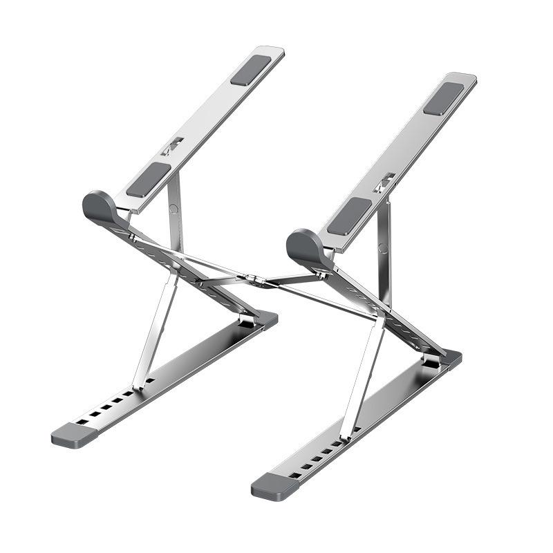 N3 Aluminum Laptop Stand - Double Layer Adjustable Folding Desk
