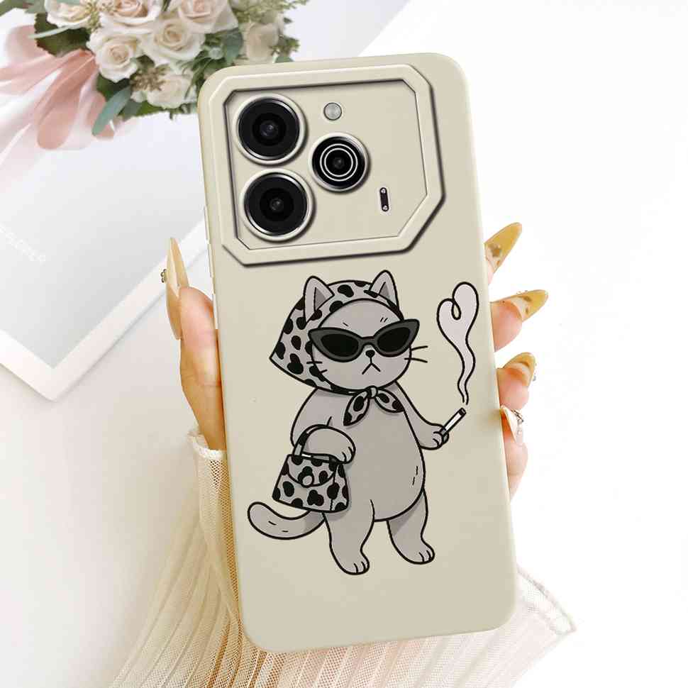 Phone Case For Tecno Pova 6 Pro 5G LI9 Casing Fashion Pattern Soft Silicone Shockproof For Tecno Pova6 Pova 6 Pro Cover Shell