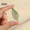 Artistic Alloy Jewelry Faux Pearl Leaf Brooch for Women, Vintage Plants Theme Lapel Pin Pin, Nature Inspired Clothing Wedding Party Prom Coat
