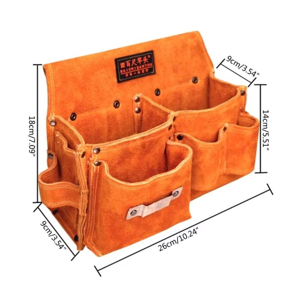 Sturdy Belt Tool Bag Wear Resistant Tool Storage Bag Multipurpose Hardware Organizer Carpenter