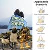 1pc Shaun the Sheep Outdoor Blanket Lightweight Flannel, Soft & Warm, All-Season Use for Sofa, Outdoor, Camping, Living Room014