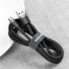 Baseus Cafule 2A 3M USB To Micro USB Cable (Black-Gray)