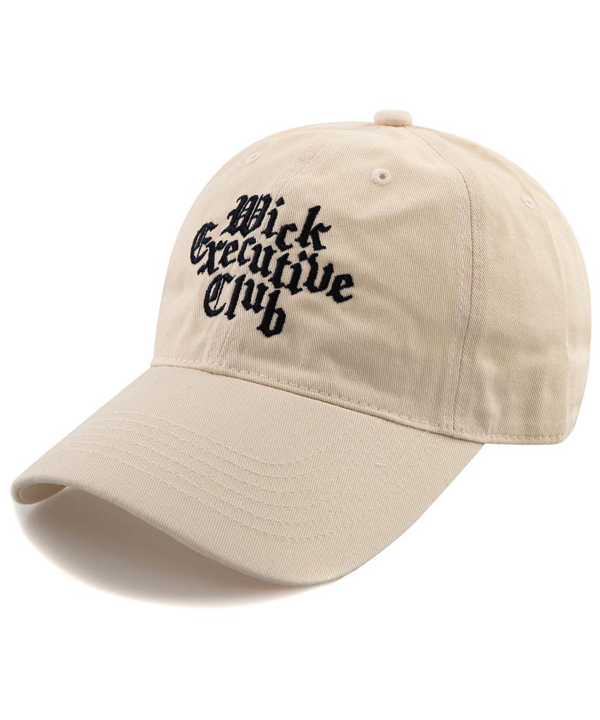 Wig Gothic Executive Club Washed Ball Cap - Light Beige