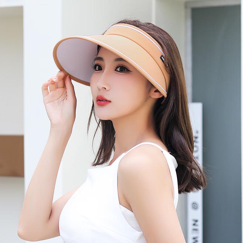 ZHENYUEQI Women's Outdoor Cycling No-Top Sun Visor Hat