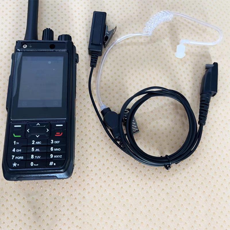 

Tianjin 712 Walkie-Talkie Metal Clip Headset with Air Tube (Model TCB-C-236D/AP25) Other