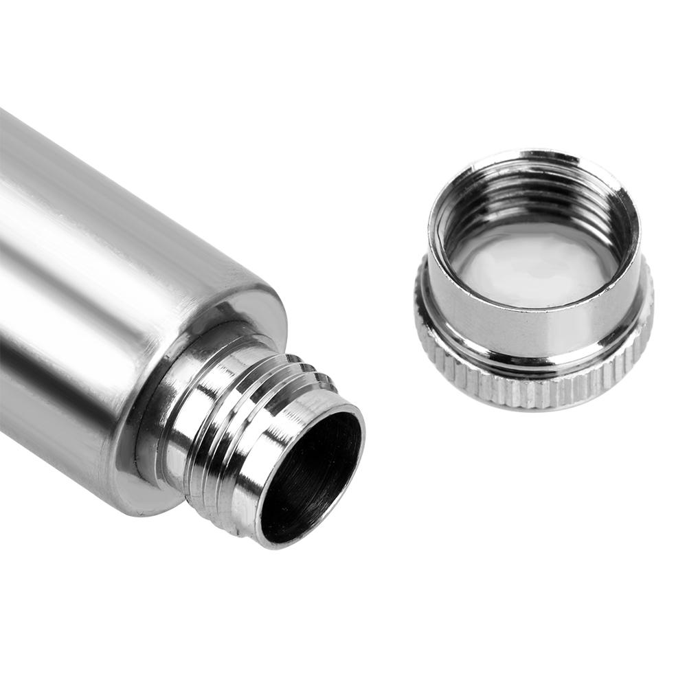 Tubular Wine Pot Polished Round Bottom Wine Whisky Bottle 1oz/1.5oz Stainless Steel Hip Flasks Portable Wine Bottle