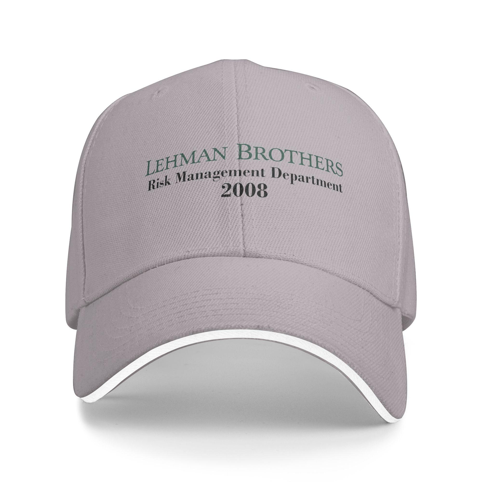Lehman Brothers Risicobeheer Afdeling 2008 Sandwich Pet Unisex Zonne Petten Verstelbare Snapback Petten Pet Zomer One Size