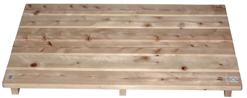 Hoshino Heavy-Duty Hinoki Slatted Floor, 6 Widths