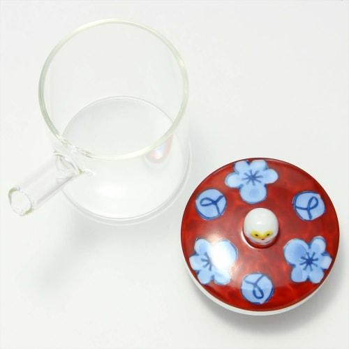 Hasami Ware Clear Pot and Soy Sauce Dispenser, Large, Owl Design, 405006C701