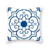 Blue Mandala Flower Geometric Print Pillowcase Living Room Sofa Bedroom Car Office Cushion Cover Home Decoration Ornament