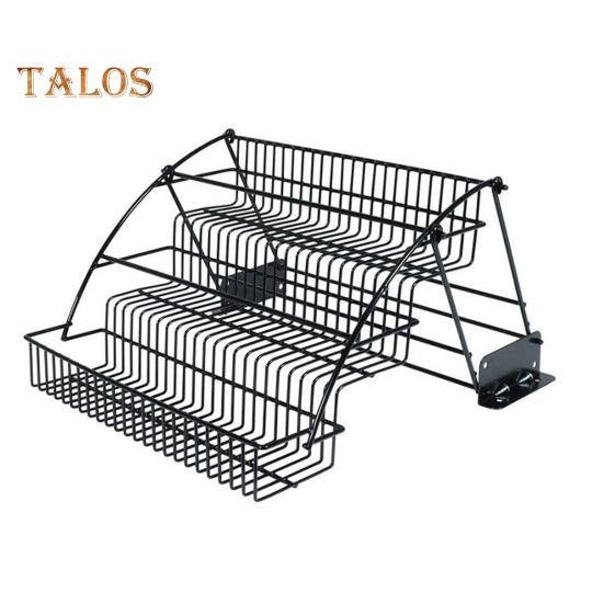 3-Tier Spice Rack Large Capacity Strong Load-bearing Easy To Install Retractable Kitchen Storage Shelf Seasoning Jar Organizer