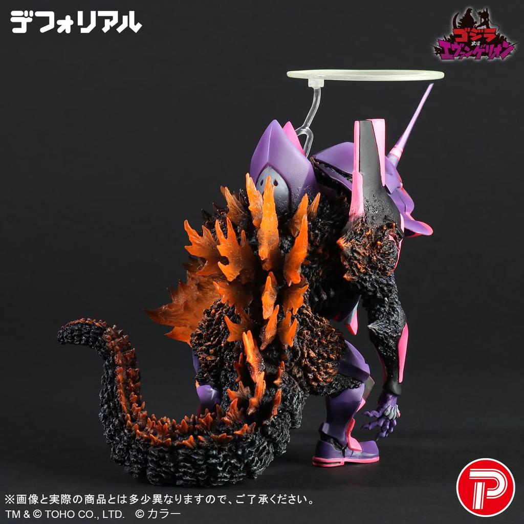X PLUS GARAGE TOY DefoReal Evangelion Unit-01 Burning 'G' Awakened Form - Height approx. 185mm Length approx. 135mm - Non-scale PVC painted finished