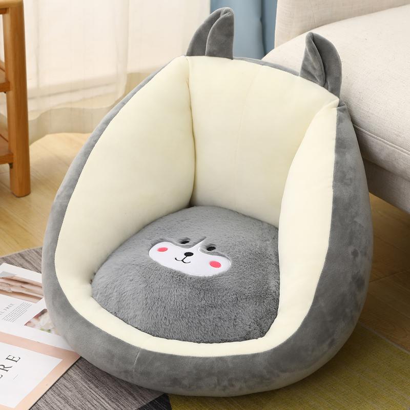 Fruit Cushion Plush Doll Kawaii Stuffed Cushion Cartoon Cat Avocado Soft Pillows Toys Chair Floor Sofa Seat Cushion Home Decor