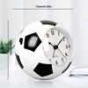 Kreativer fußballförmiger Wecker, geräuschloser Betrieb ohne Ticken, geeignet für den Außenbereich, Foto-Requisiten, Festivaldekorationen,
