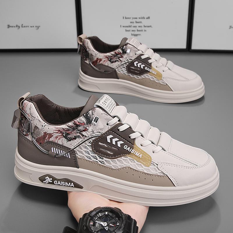 New Men's Fashion Casual Shoes Boys Students Trending Soft Sole Comfortable Sneakers Male Classic Breathable Gym Shoes