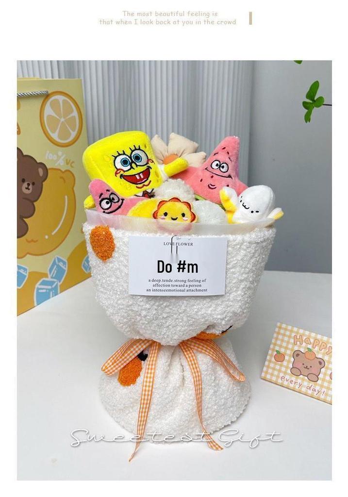 Kirby Plush Bouquet - Cute Gift for Birthday, Christmas, Girlfriend, or Best Friend