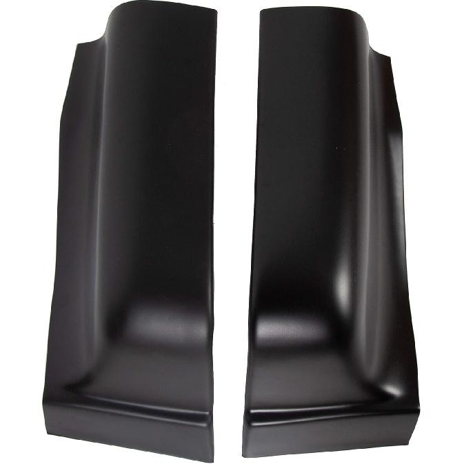 HECASA Rear Pickup Truck Cab Corner Covers Compatible with 2004-2008 Ford F-150 F150 Crew Cab