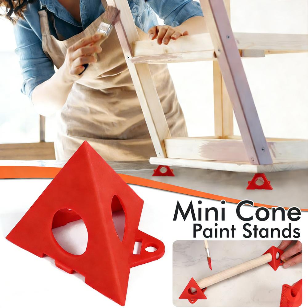 Pyramid Shaped Tripod Triangular Bracket Woodworking Paint Bracket Spray Painting Bracket Cushion Block Auxiliary Tool Set