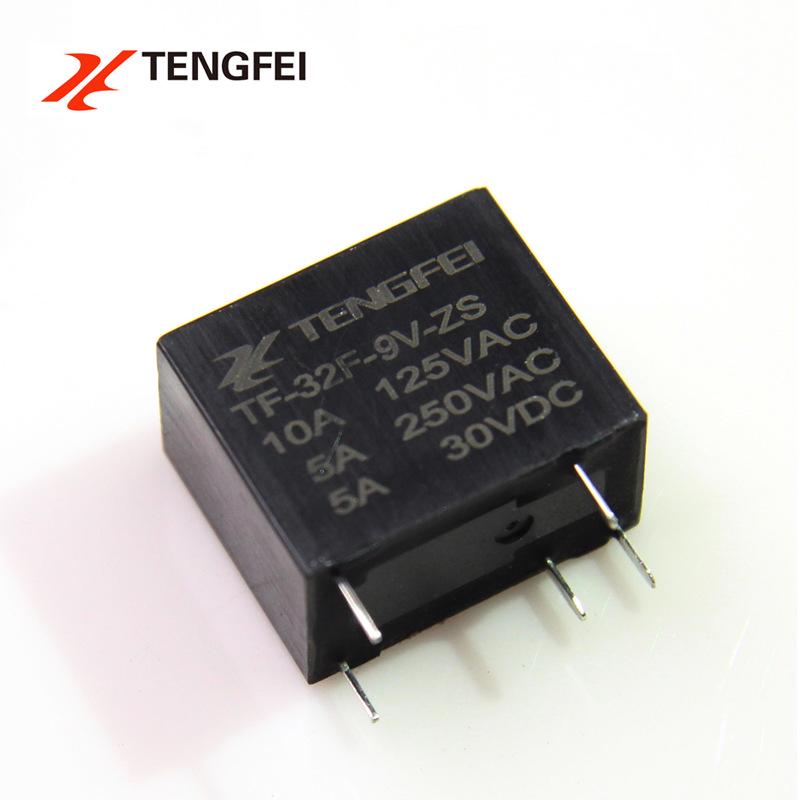 Tengfei 32F5A5 Foot Relay: 5V/12V/24V Small Power Relay (JZC-32F012-ZS3)
