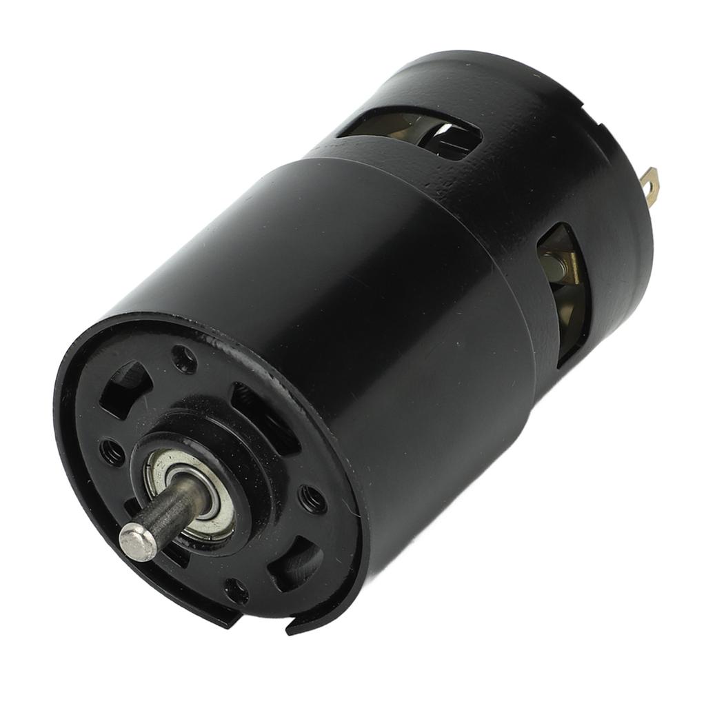 High Torsion DC Motor 12000RPM Round Shaft Fast Speed Red Copper Coil Electric Motor for Fan 12V