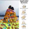 1 Stück Scooby-Doo Mystery Flanell-Kuscheldecke - Leichte, weiche, warme Ganzjahresdecke für Sofa, Bett, Reisen, Camping  L1029088