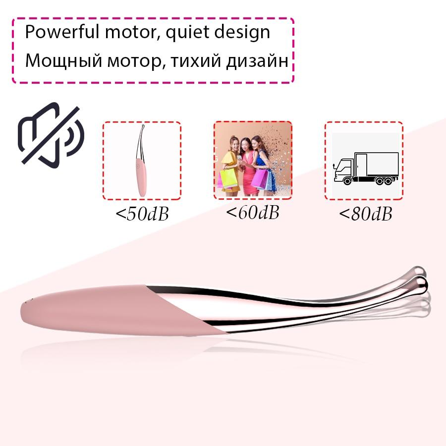 Mute Magic Wand Bod G Vibrátor olizování bradavek Stimulátor klitorisu Anální anální zátka Sexuální hračky pro ženy Vaginální masážní přístroj Sexuální produkt pro páry