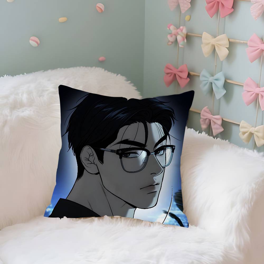 Manhwa Jjix Case Plush Fabric Soft Pillowcase Double Sided Print Cushion Cover Household Gifts