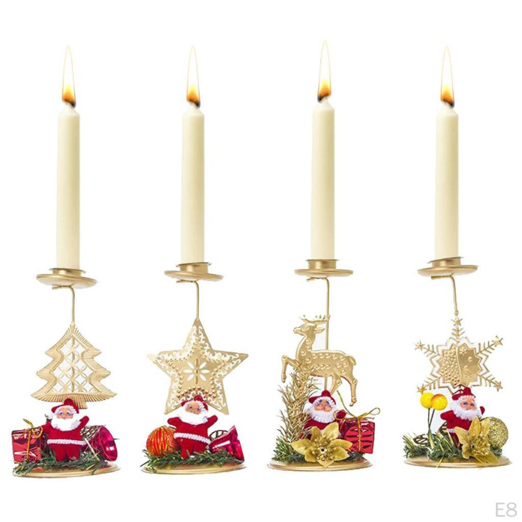 Iron Candle Holder Christmas Tree