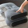 Breathable Knitted Pillow with Cervical Support - Suitable for All Seasons, Soft Sleep Massage, Home Bedroom Bedding