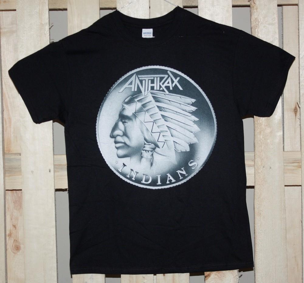 ФУТБОЛКА ANTHRAX INDIANS  Тарифы включены Унисекс Футболка XL