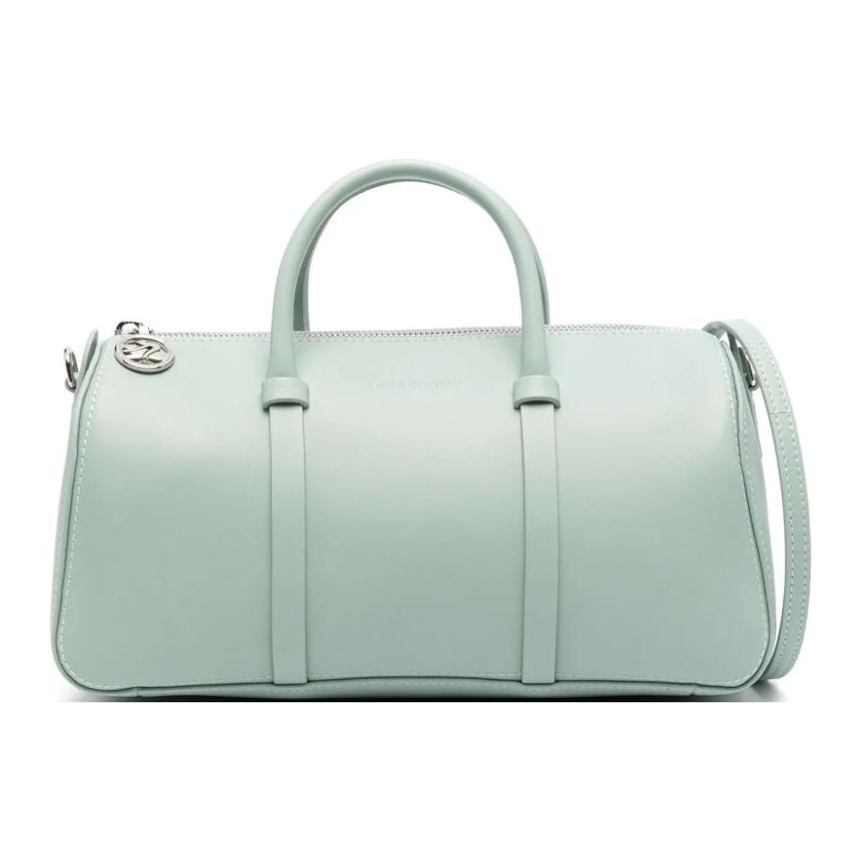 

Longchamp Detachable Adjustable Shoulder Strap Zipper Closure Calfskin Shoulder Crossbody Tote Bag Women Bags Celadon-Green 10271HFK282 Basic Set (Bag+Dust Bag)