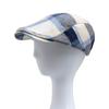 Boina de Cuadros Transpirable para Mujer Gorra Juvenil Vintage Británica para Hombre Primavera Verano Otoño Sombrero Casual de Pintor Hacia Adelante