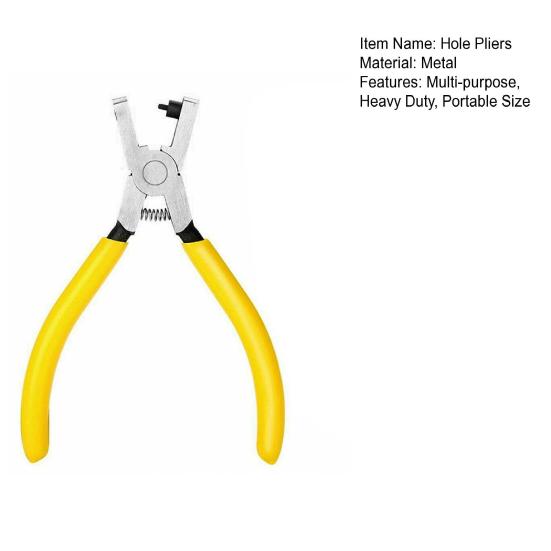 Watchband Faux Leather Hole Punch Pliers Universal Multi-purpose Straps Belts Shoes Collars