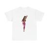 Weed Joint Hugs Vintage Pinup Graphic T-Shirt Womens Comfy Cotton Tee NEW Unisex T-Shirt