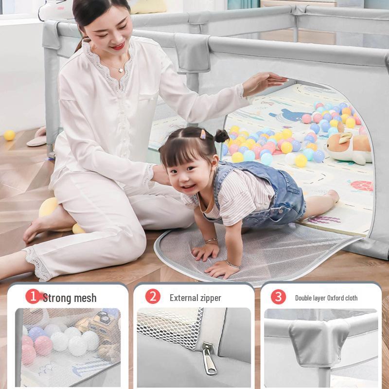 Baby Indoor Playpen & Crawling Mat Guardrail
