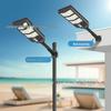 Waterproof Solar Street Light with Remote Control - Outdoor Wall Lamp and Sensor Light for Yard or Road Lighting