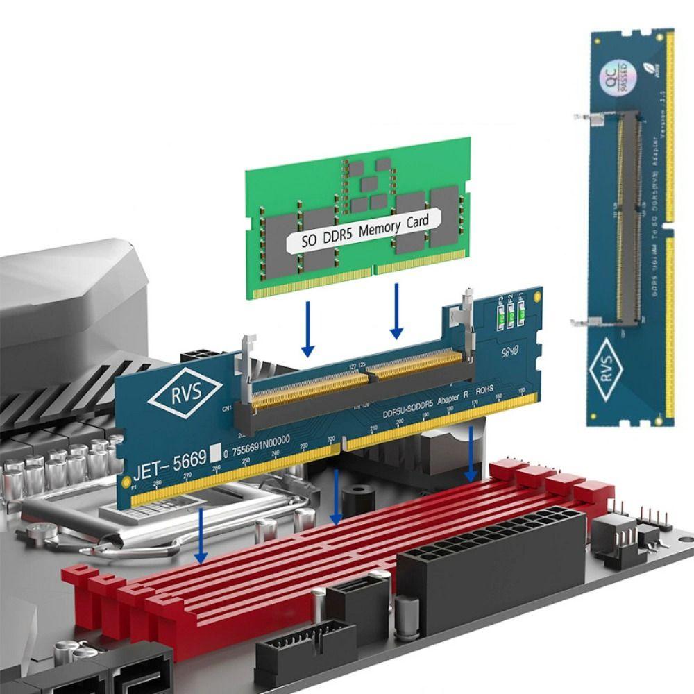 4-Layered PCB Design DDR3 DDR4 DDR5 RAM Adapter Card Better Protection Memory Converter Card