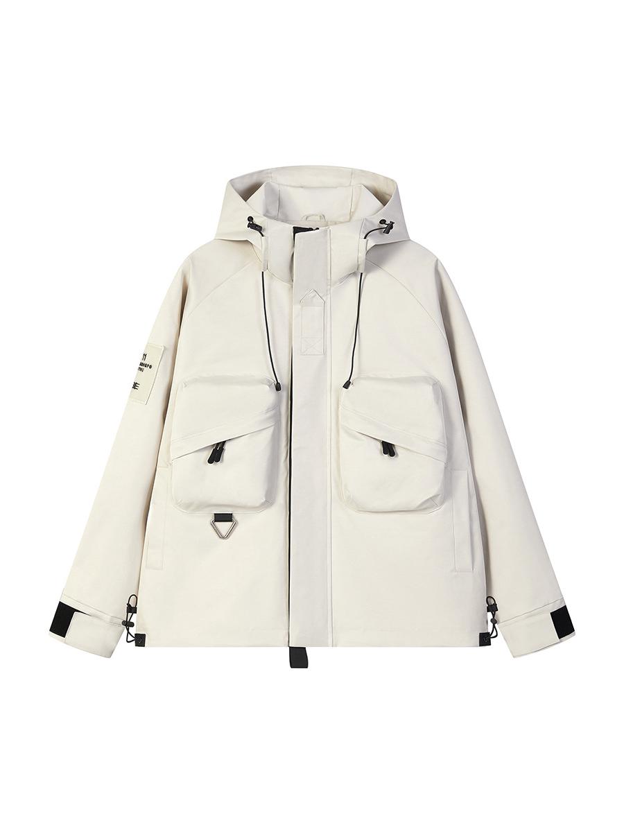 

Ветрозащитная водоотталкивающая куртка для весны и осени - Универсальная японская рабочая одежда для альпинизма и трендовая верхняя одежда M