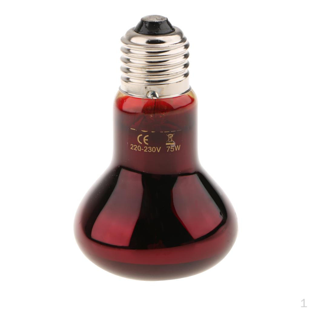 ГРЕЮЩАЯСЯ РЕПТИЛИЯ КРАСНАЯ ЛАМПОЧКА 75W