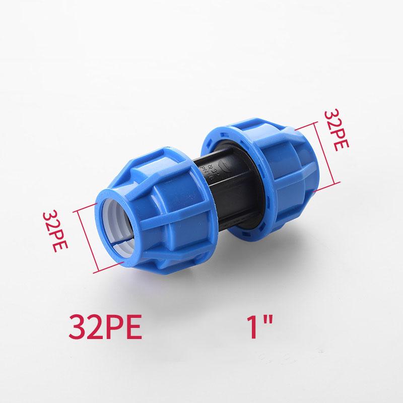 1pcs 20/25/32mm 1/2" 3/4" 1" PE Pipe Quick Connector Elbow Reducing Water Pipe Joint Tap Water Irrigation