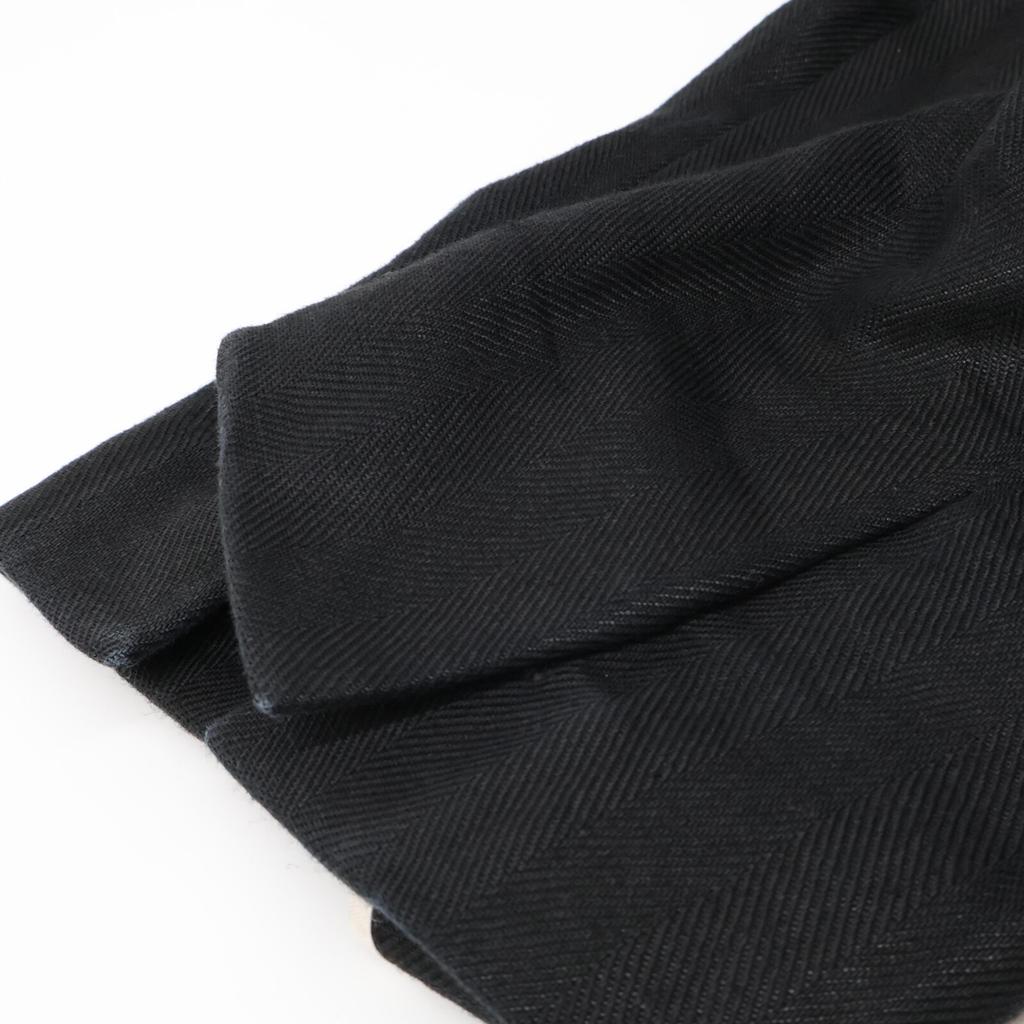 chaos CH007016ER Black Linen Double Breasted 4B Tailored Jacket Jacket F blackUsed