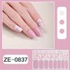Gels Nail Strips Glittering Gels Nail Stickers Flowers Nail Art Stickers Nails Polish Wraps French Tip Nail Stickers
