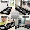 1Pcs Anti Fatigue Kitchen Rugs,Christmas tree Print Waterproof Non-Slip Thick Cushioned Kitchen Mat Heavy Duty Comfort Standing Mat for Kitchen