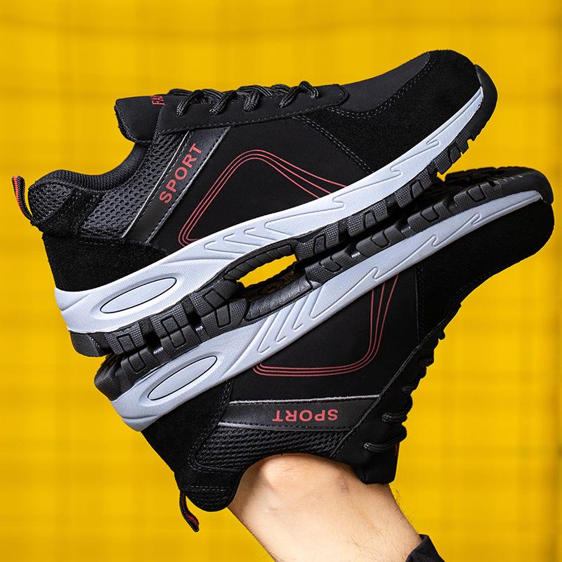 Construction Site Safety Protection Labor Insurance Shoes Men's Anti-smash and Anti-puncture Wear Men's Breathable Labor Insurance Shoes