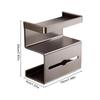 Toilet Paper Holder With Shelf No Drilling Toilet Paper Holder With Wipes Storage Modern Space-Saving Organizer Stand For