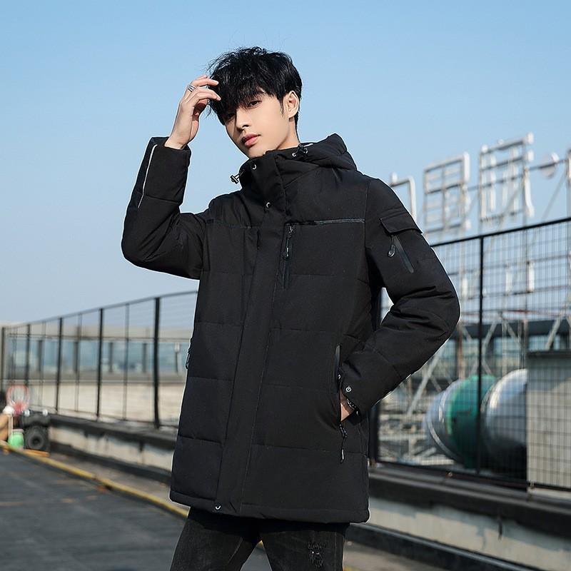 Men Thickened Winter Down Jacket Outdoor Windproof Waterproof Puffer Coat