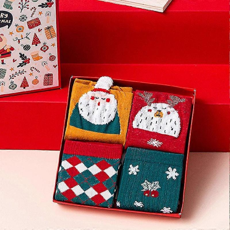 Winter Ankle Socks Christmas Socks Gift