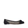 Ferragamo Varina Bow Embellished Balleria Shoes Black