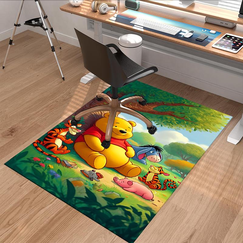 Winnie Pooh Friends Carpet For Playroom Bedroom Living Room Sofa Home Decorkids Game Area Rug Nonslip Floor Mat