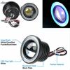 2Pcs/1Pc Car Universal Modification LED Angel Eye Fog Lamp Assembly Highlights Daytime Running Lights for Suv Offroad